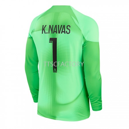 Fotbalový Dres Paris Saint-Germain K.Navas 1 Brankářské Domácí 2022/23 Dlouhý Rukáv